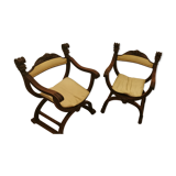 Pair of armchairs dagobert in the middle of the twentieth century