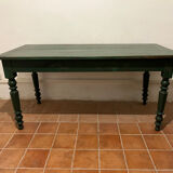 Table patine verte