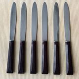 6 Bakelite table knives Pradel 255