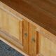 Modern Danish low enfilade in oak with panelled doors, mid-20th century.