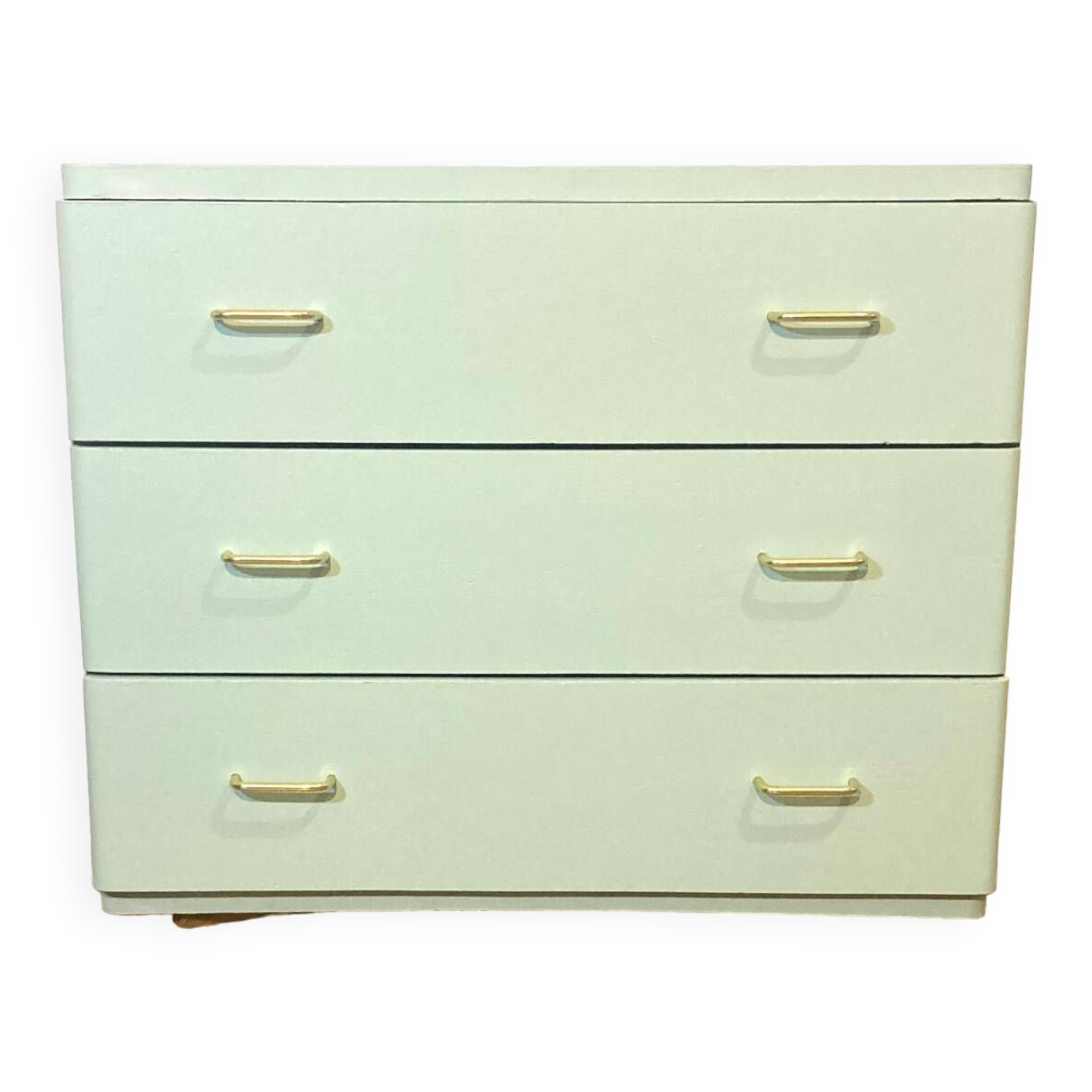 Vintage compass feet chest of drawers