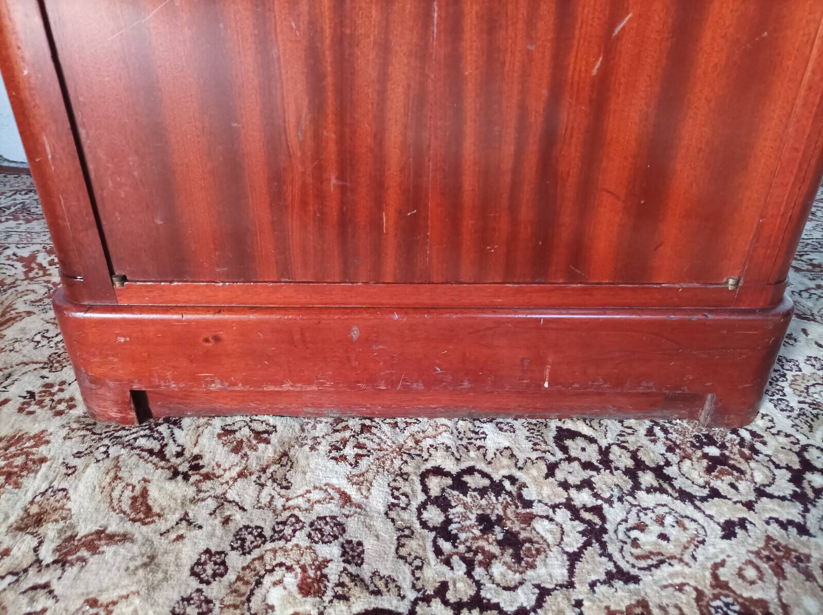 Vintage mahogany entrance writing desk