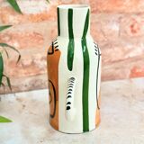 Taboukalt Oudm orange artisanal vase