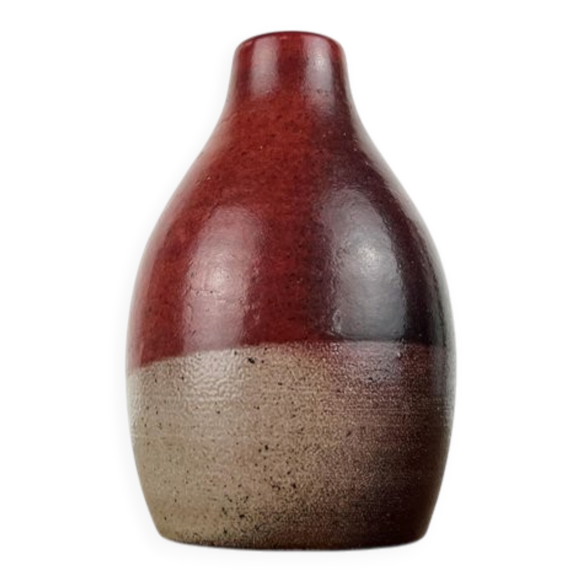 Ceramic vase from a German workshop from the mid-century by Jürgen Riecke, 1960s.
