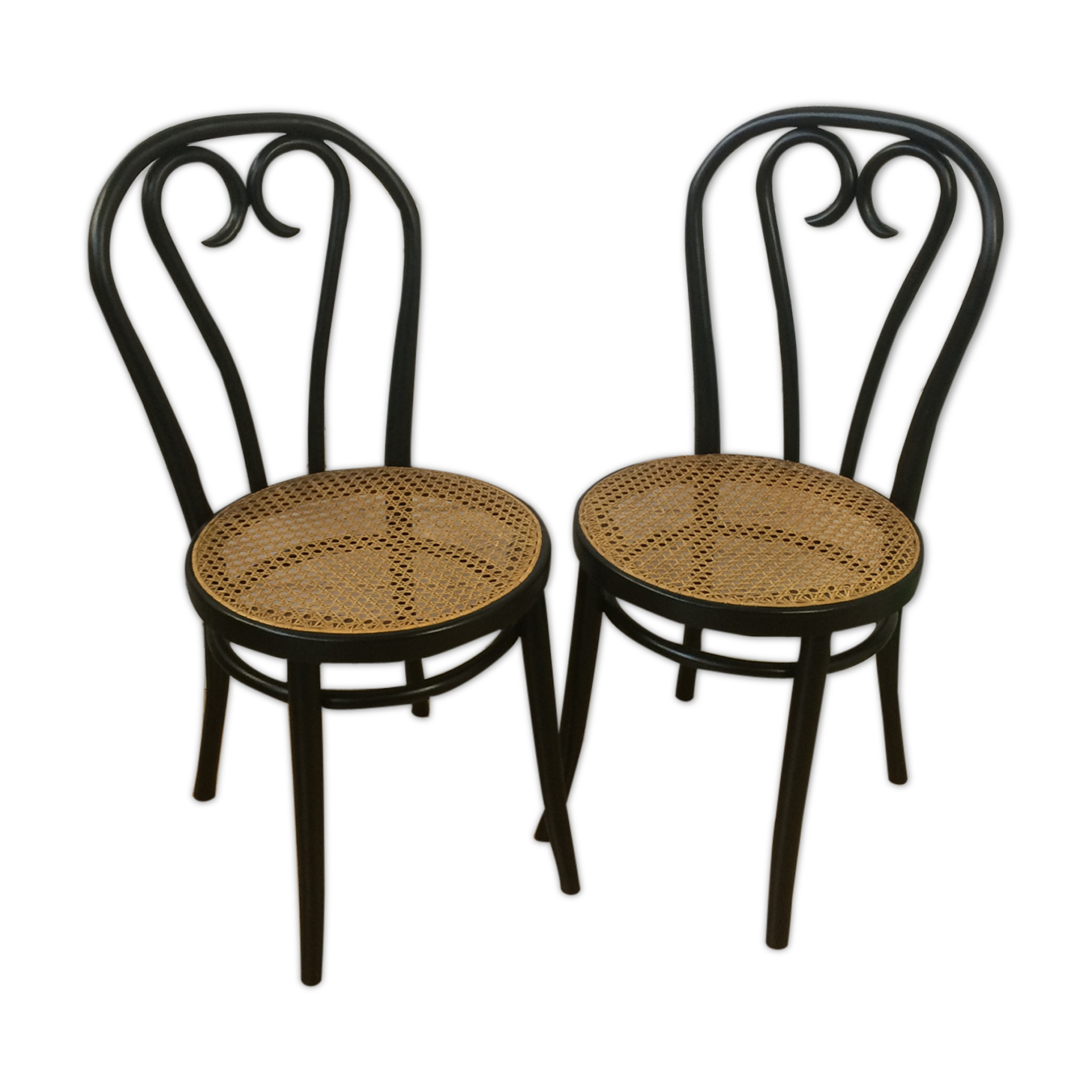 Lot of 2 canning chairs