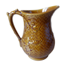 Sarreguemines ceramic wine pitcher