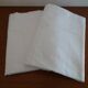 Lot 2 taies d'oreillers brodées anciennes en coton 66 x 66