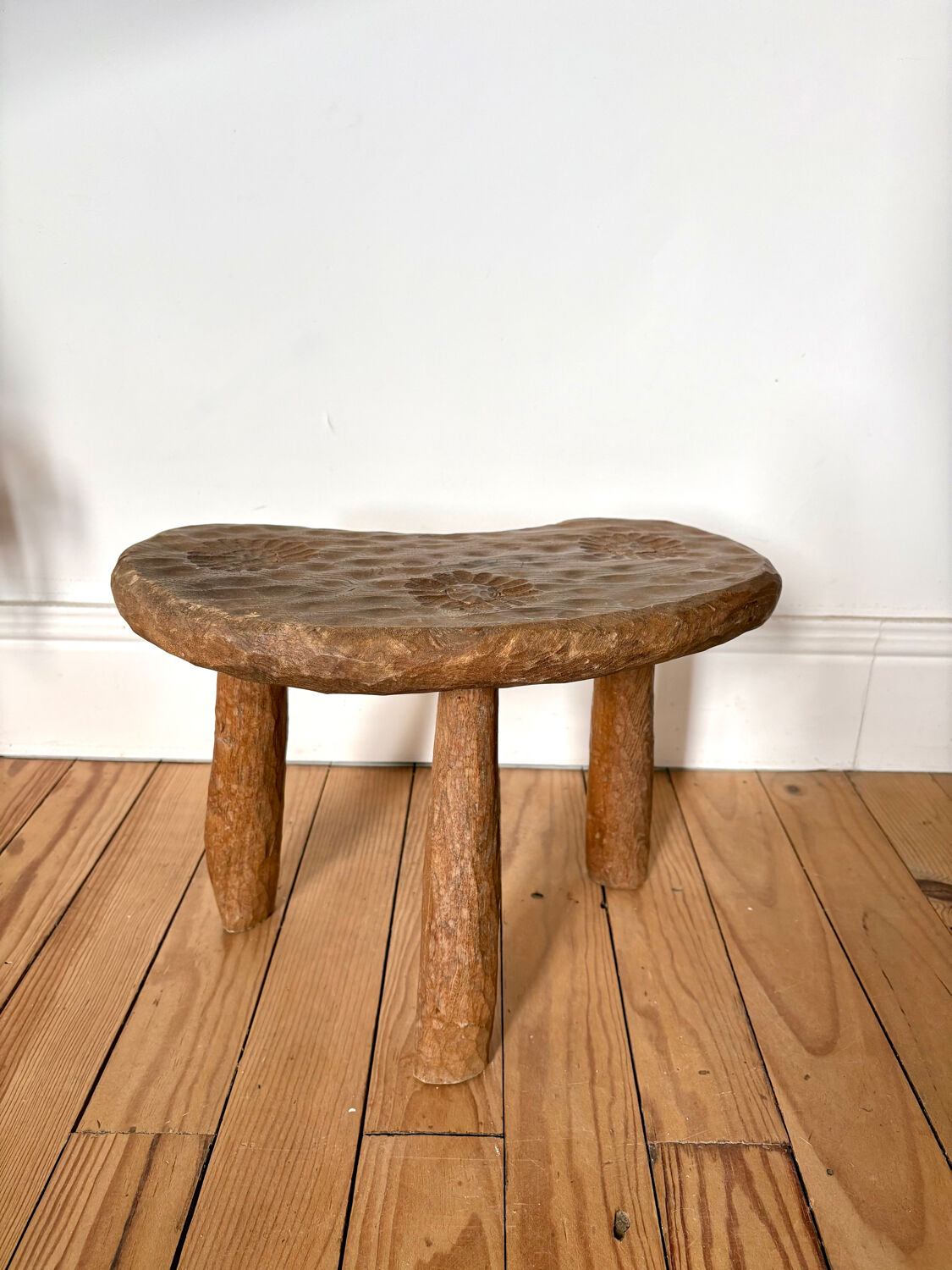 Brutalist tripod stool