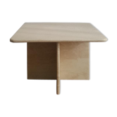 Travertine coffee table