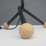 Tripod bedside lamp red Sputnik