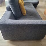 Roche Bobois Preface sofa with matching pouf