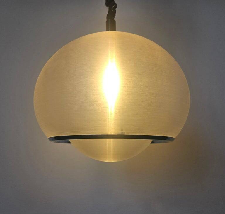 Rare Midcentury Pendant Meblo, Harvey Guzzini, Italy, 1970s