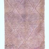 Beni Ouarain Berber rug pink 150 x 110 cm