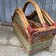 Door vintage rattan magazines