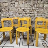 Lot of vintage bruno rey 1970" chairs