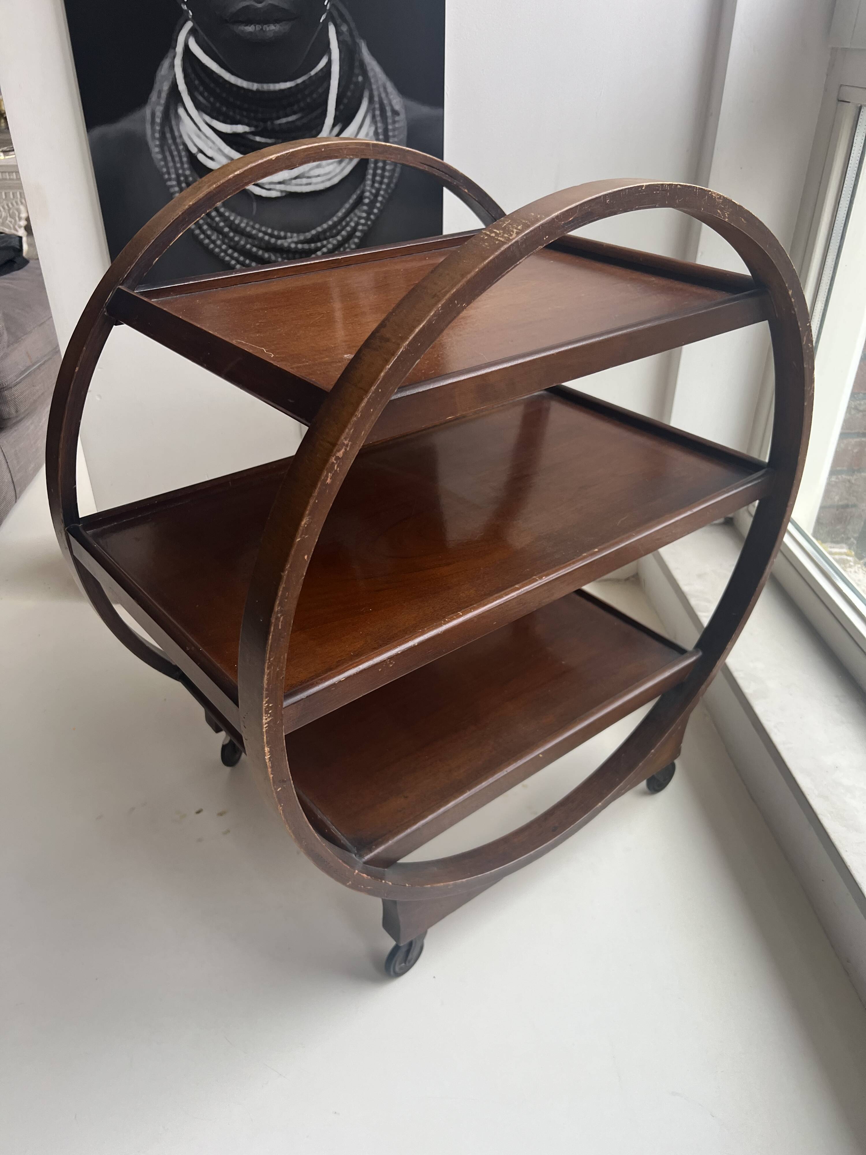 Art Deco serving trolley