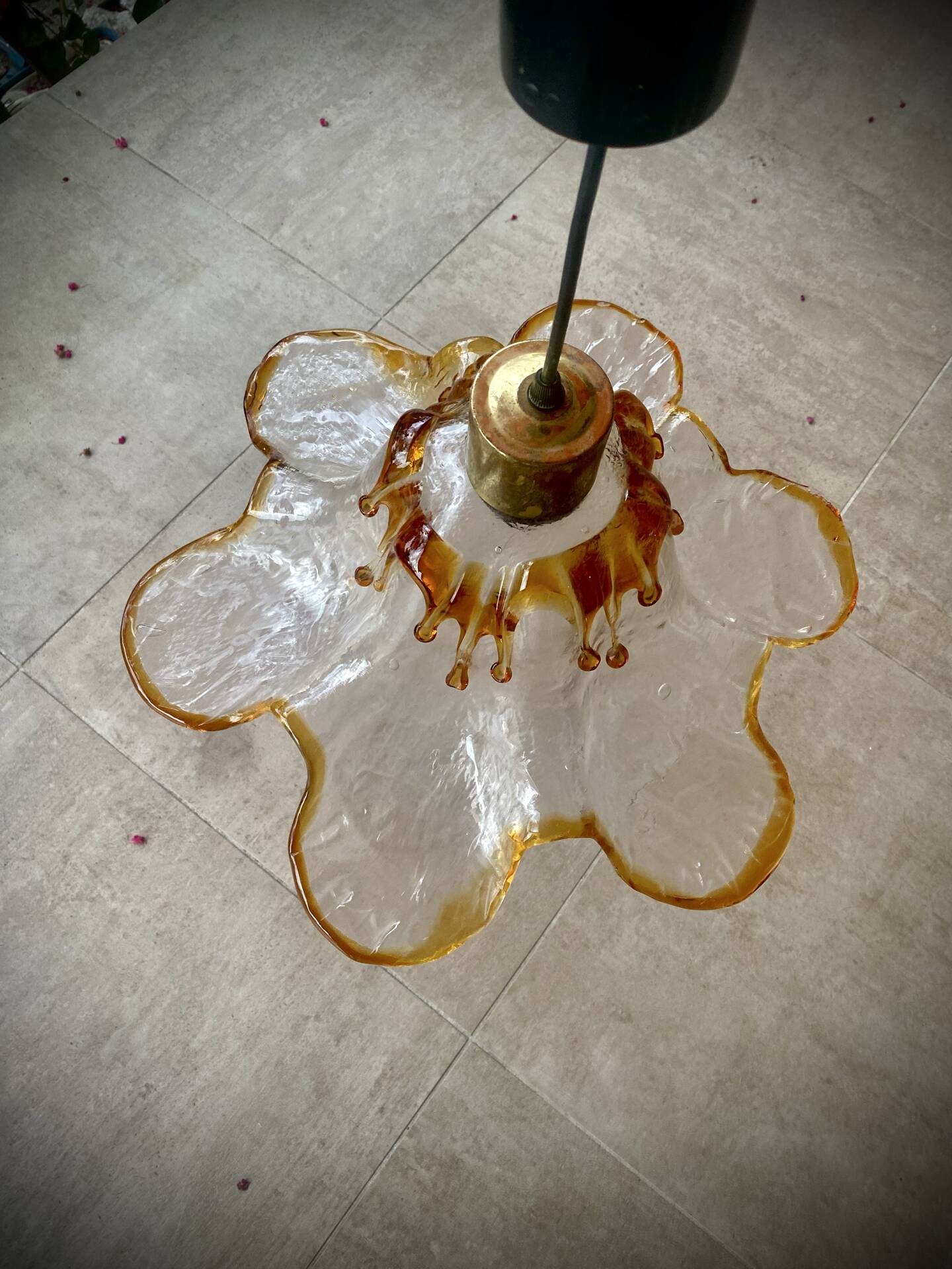 Murano glass pendant light