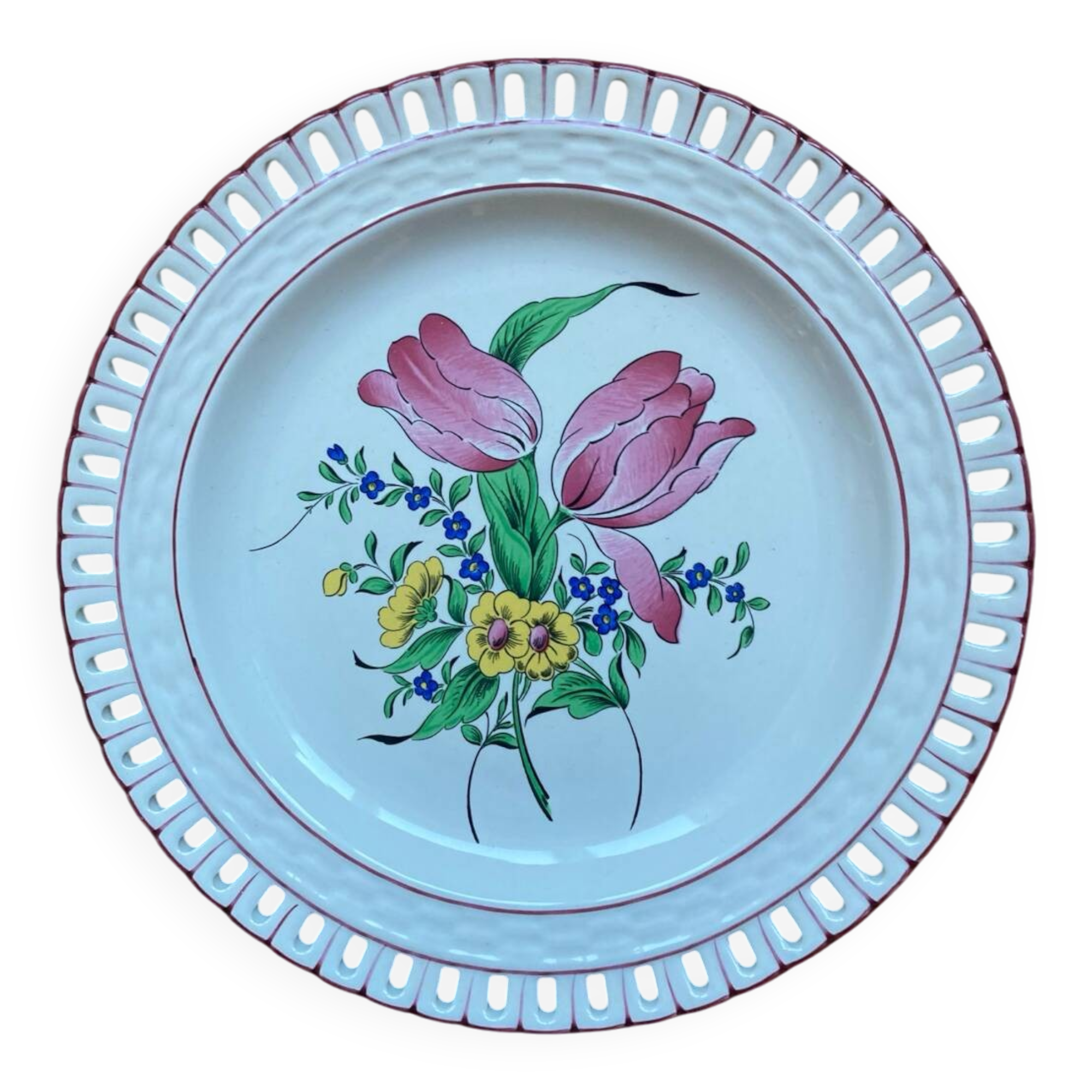 Plate dish Reverbere Luneville KG
