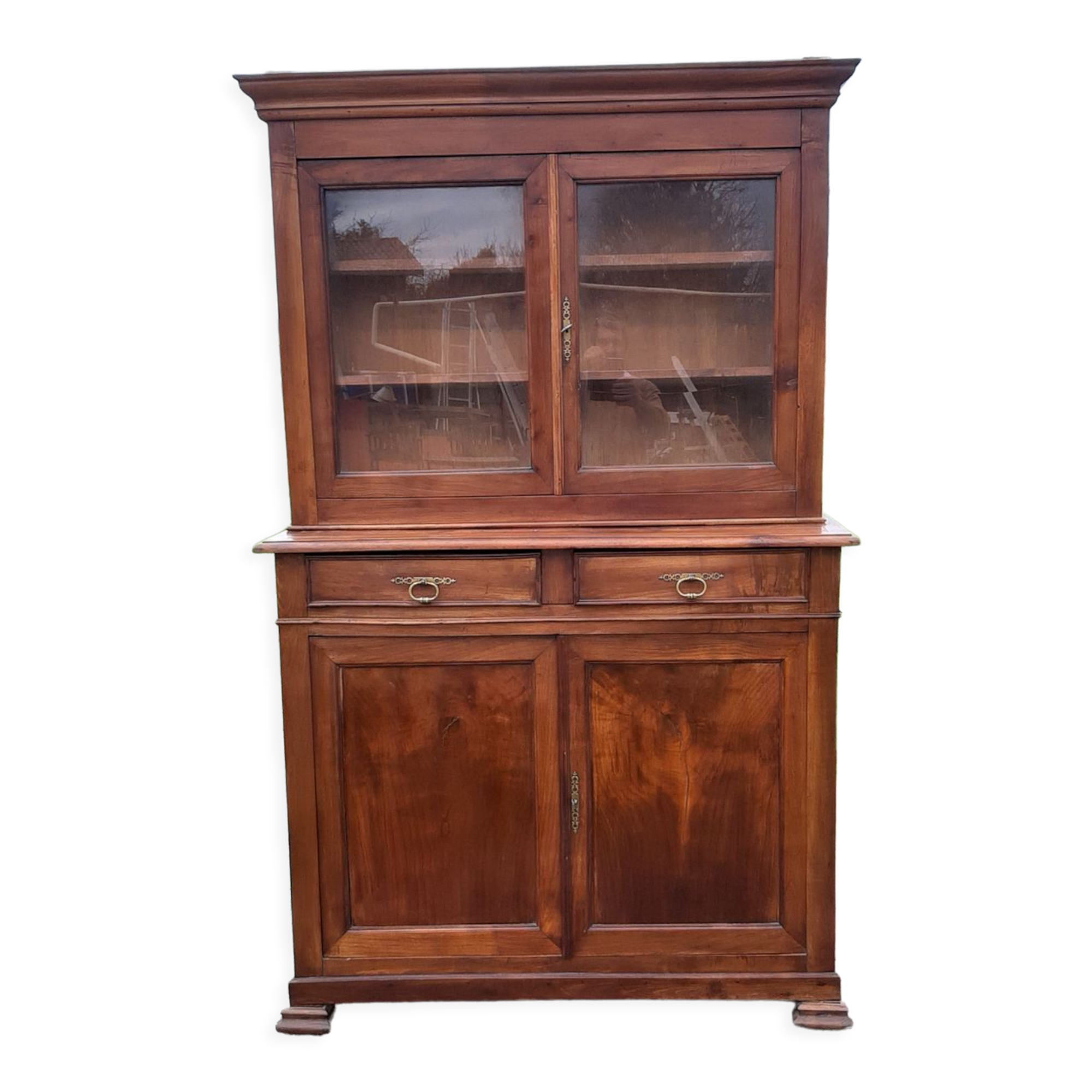 Walnut showcase buffet 19th