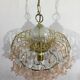 Pink flowers tassel chandelier