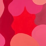 Life in pink, extra fine acrylic on canvas grain paper 290g