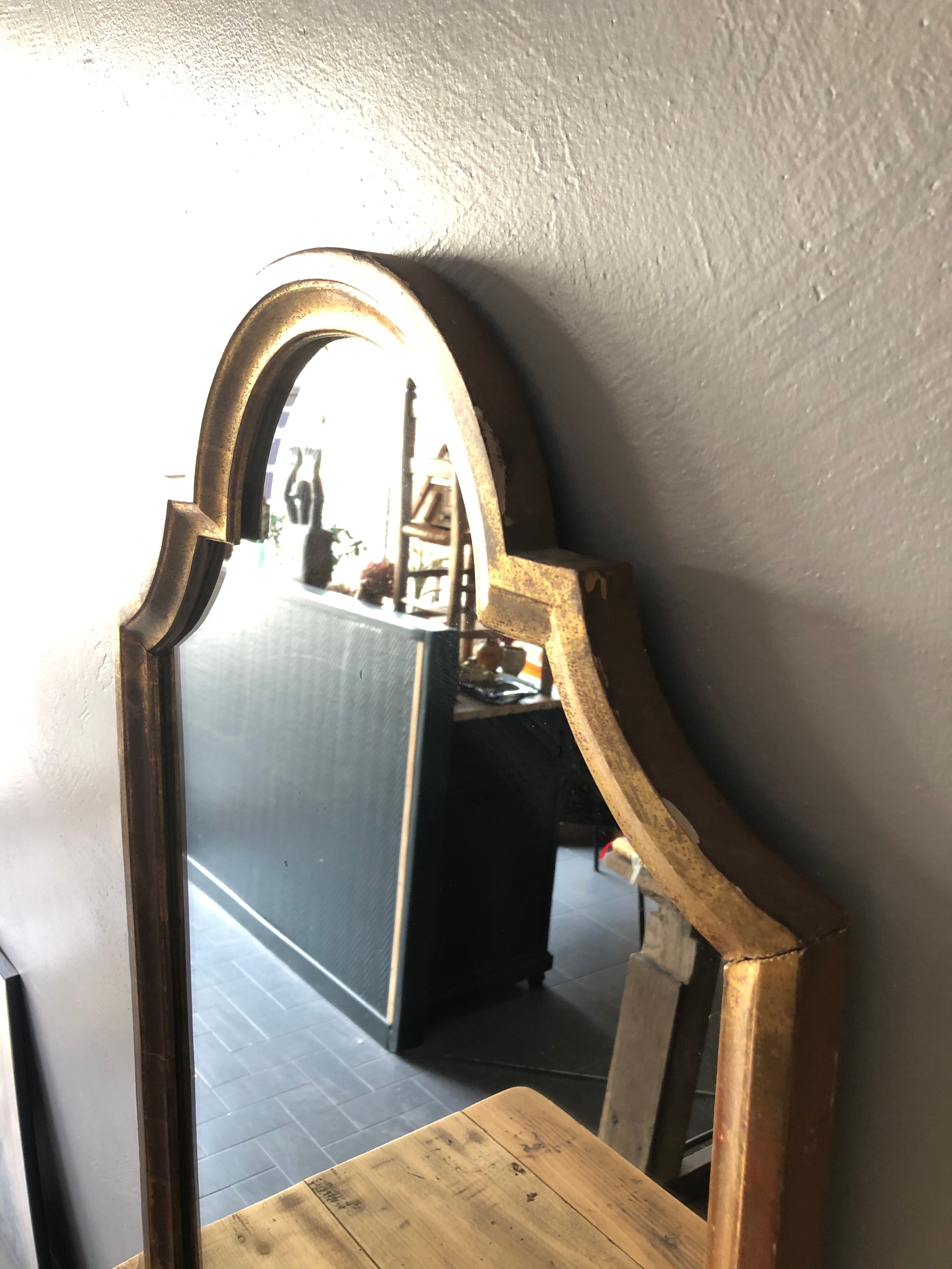 Old gold mirror 49 x 71 cm