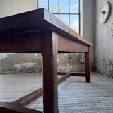 Rustic farmhouse table, solid oak, 2m