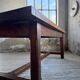 Rustic farmhouse table, solid oak, 2m