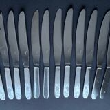 12 couteaux en métal inoxydable