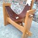 Vintage tripod armchair, designer seat