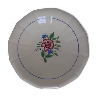 Digoin Sarreguemines dish with round cap