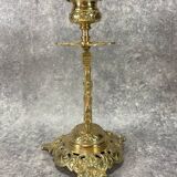 Gilt bronze chandelier/candlestick, Griffin, Mythical Animal, Bestiary, 1880