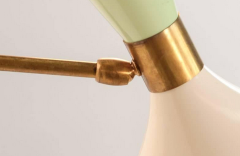 Moonlight Wall Lamp White & Green Sage