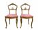 Paire de chaises en acajou style Louis XV