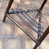 Vintage rattan plant holder