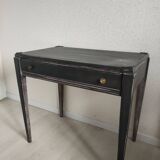 Desk with moldings, old patina