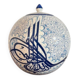 Hand painted ceramic vase Kutahya Türkiye