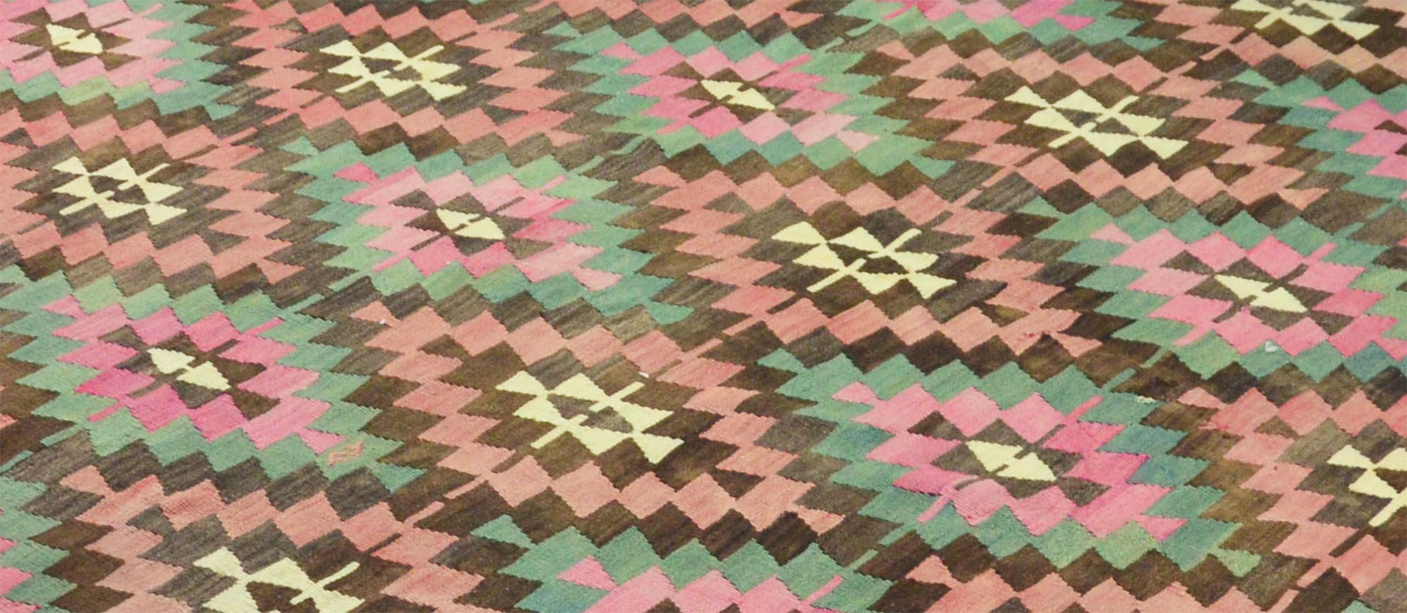 Anatolian handmade kilim rug 322 cm x 200 cm
