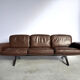 De Sede DS31 sofa in brown leather, 1970s