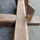 Solid wood dining table