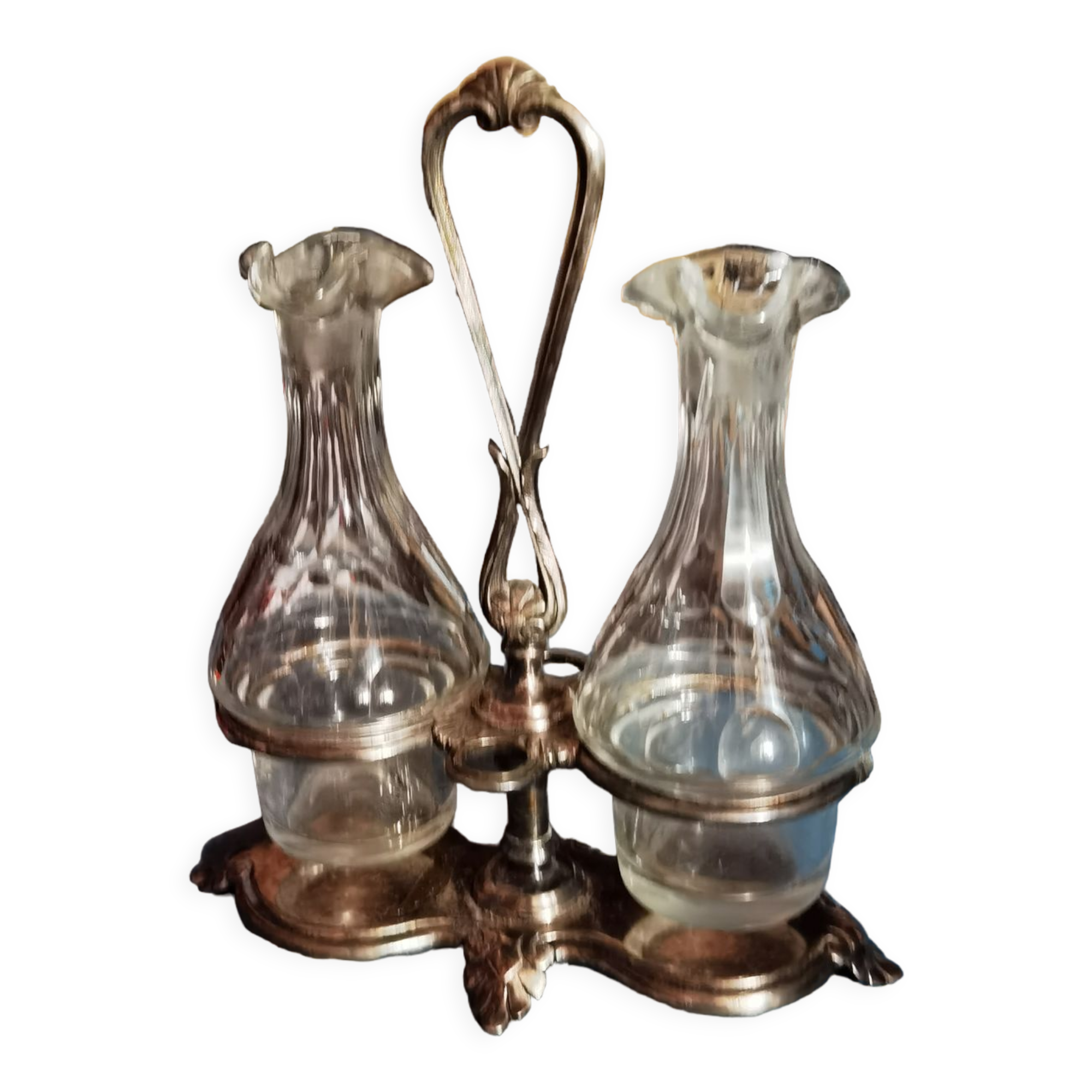 Vinegar oiler silver support