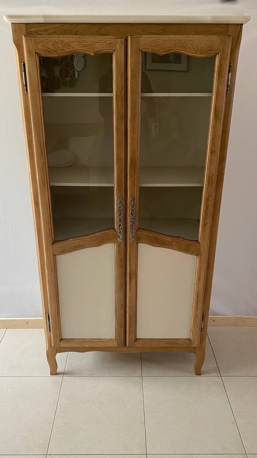 Glass door wardrobe