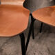 3 chairs of the Fritz Hansen type