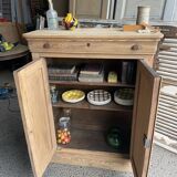 Parisian sideboard in raw wood