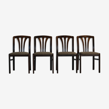 Vintage set of 4 dining chairs