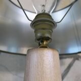 Old wooden table lamp