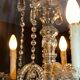 5 lights crystal pendant chandelier from Czechoslovakia