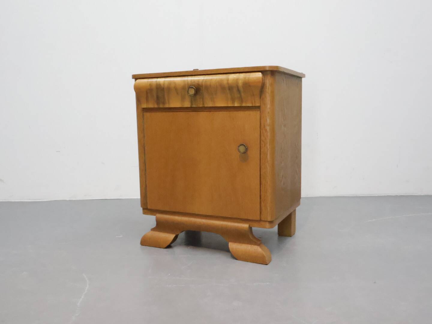 Table de chevet vintage | Années 60 | Chêne