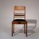 Amsterdam School oak dining chairs, Netherlands, 1920s