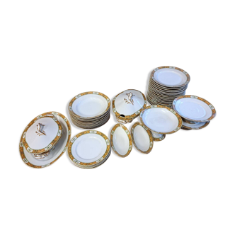 Lot de vaisselle ancienne porcelaine Limoges